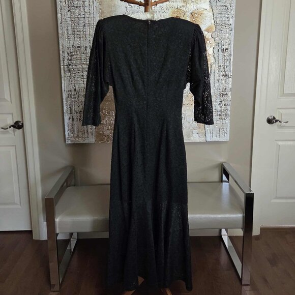 Vintage Simon Chang - Lace High-Low Dress - Picture 4 of 14